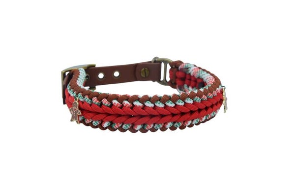 Halsband Paracord "Lebkuchen" - Größe S
