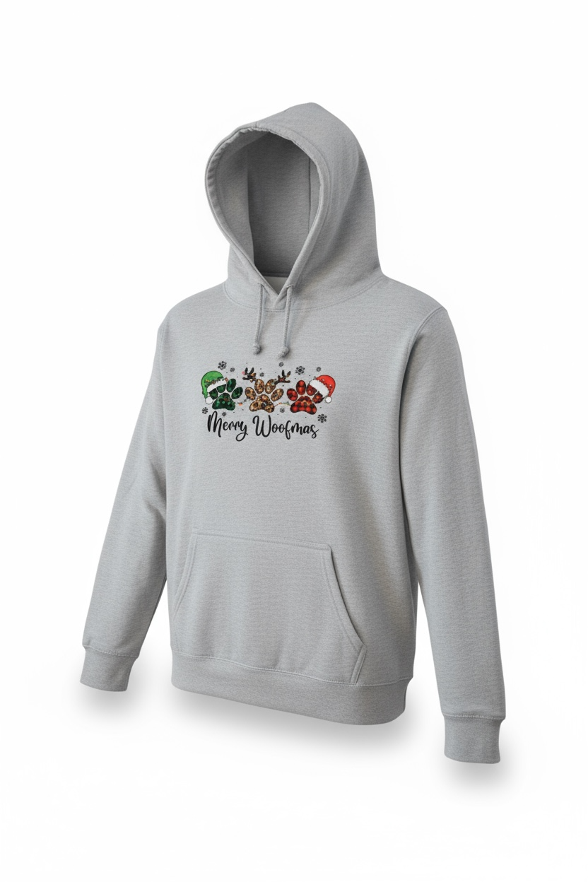 Kapuzenpullover "Merry Woofmas"