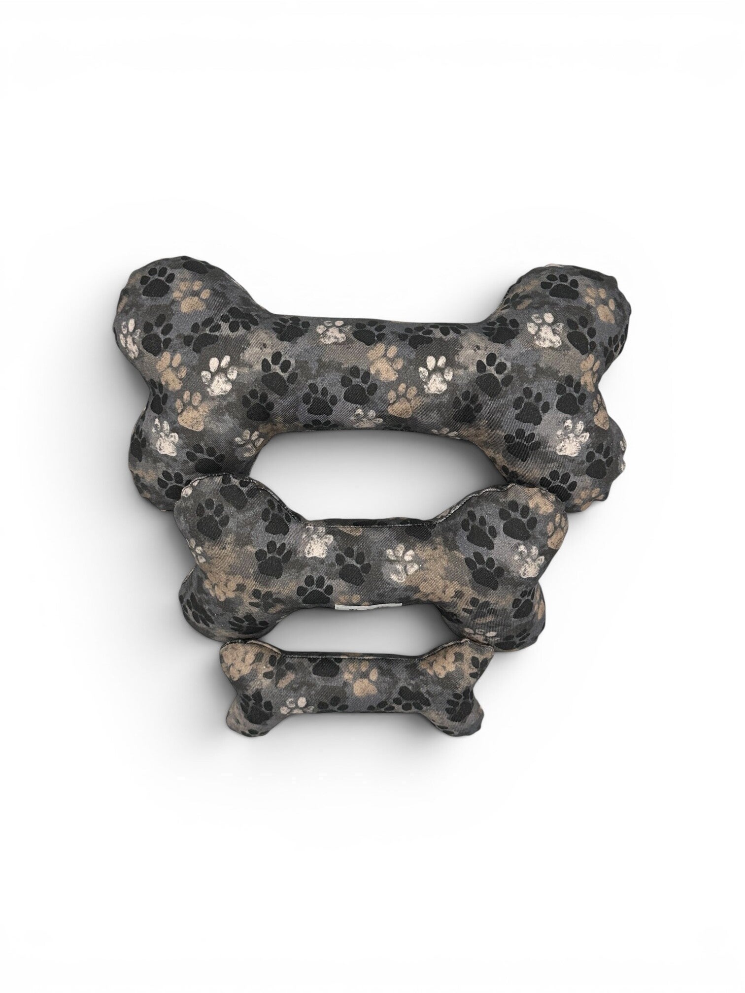 Spielknochen "Camouflage schwarz-grau" - in 3 verschiedenen Größen