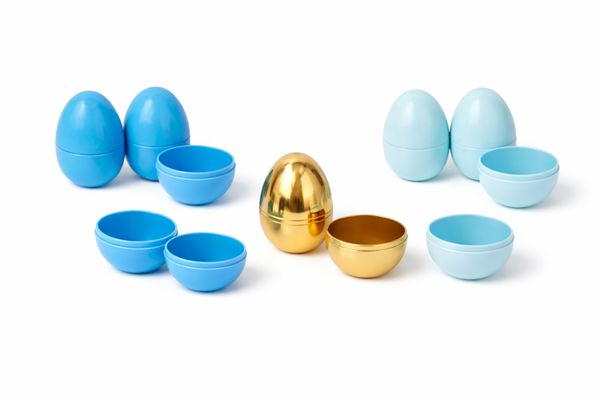 Blauwe paaseieren set