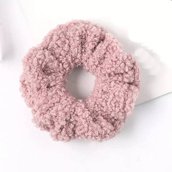 Teddy Scrunchie roze