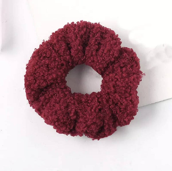 Teddy Scrunchie rood