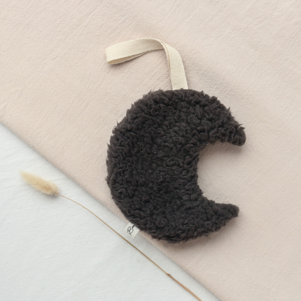 Speendoekje moon dark grey
