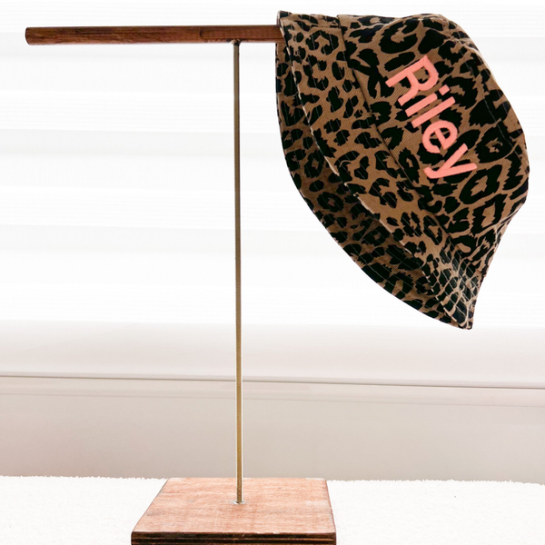 Zomer hoedje Panter bruin