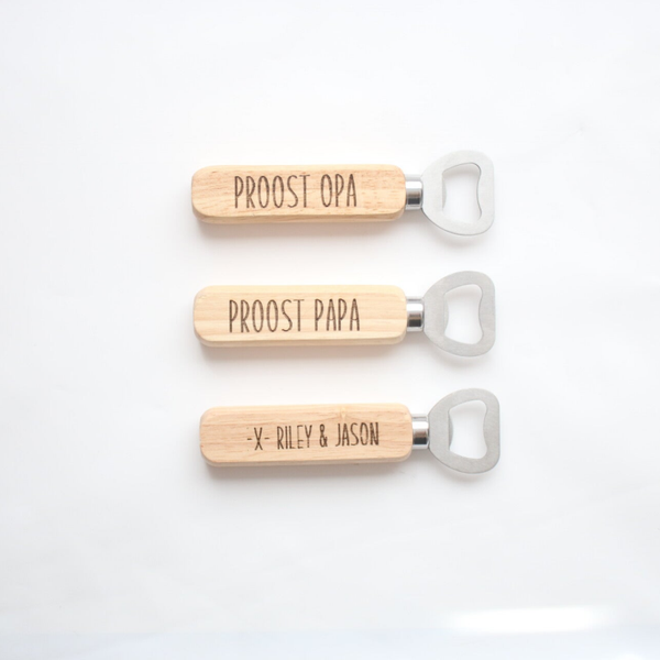 Flesopener gepersonaliseerd