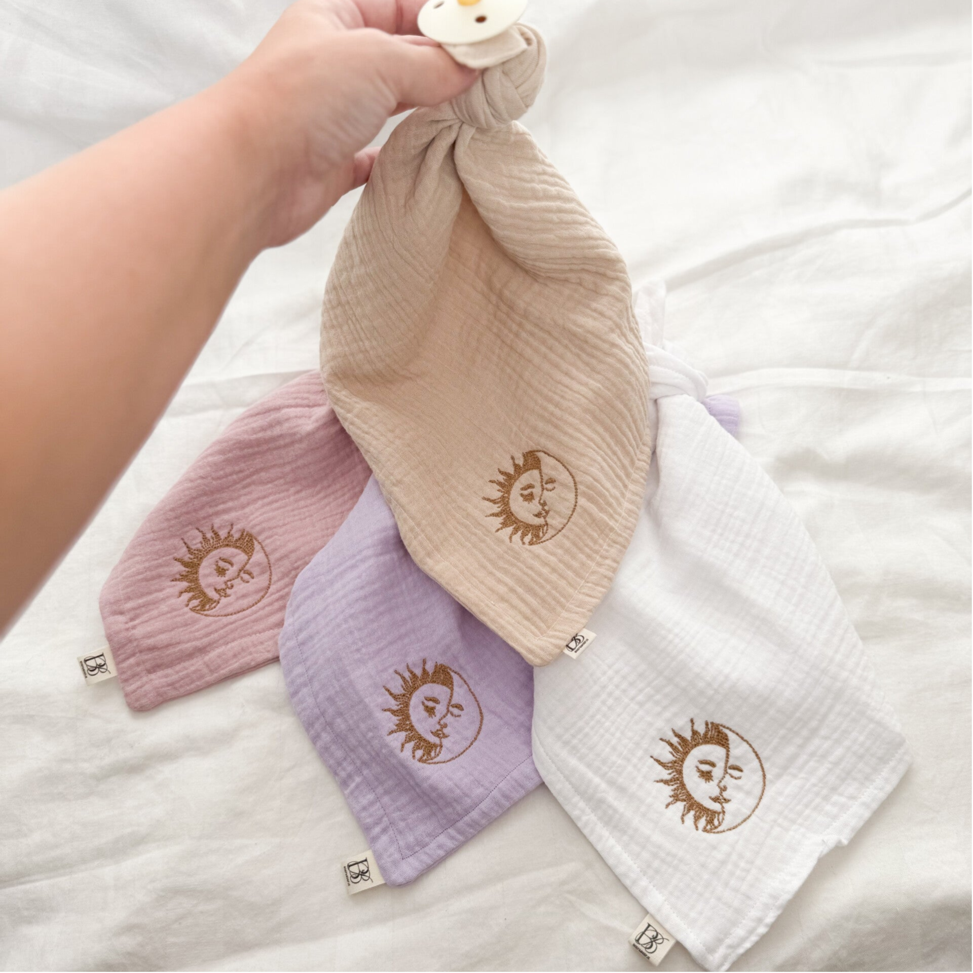 Hydrofiel speendoekje sun/moon