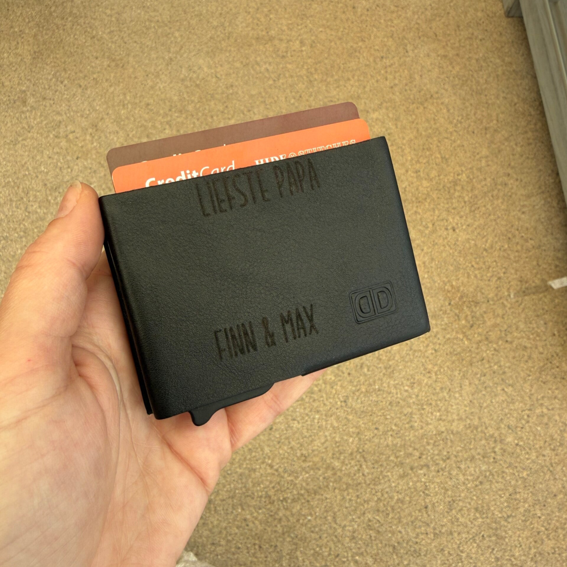Creditcard houder zwart