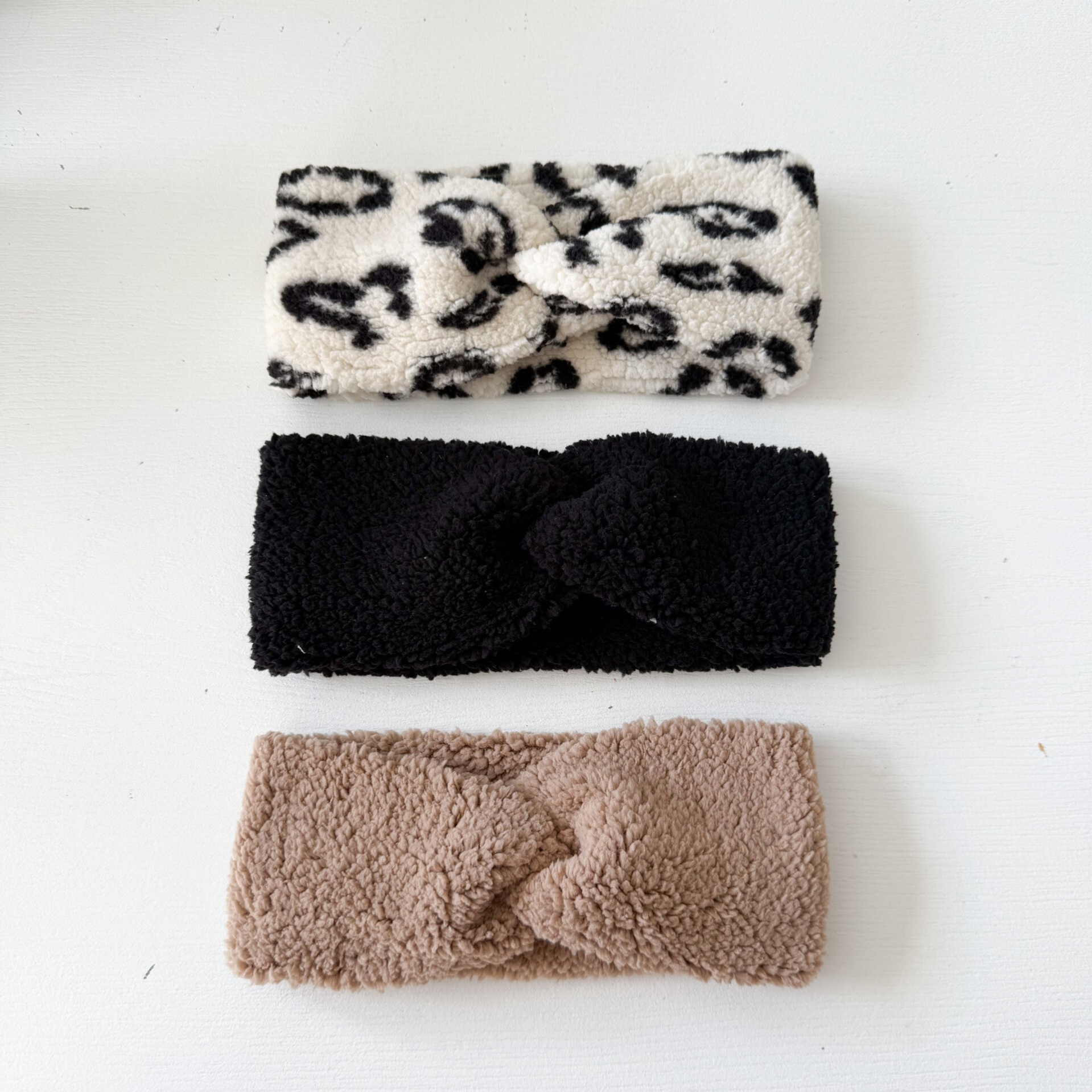 Teddy twist haarband