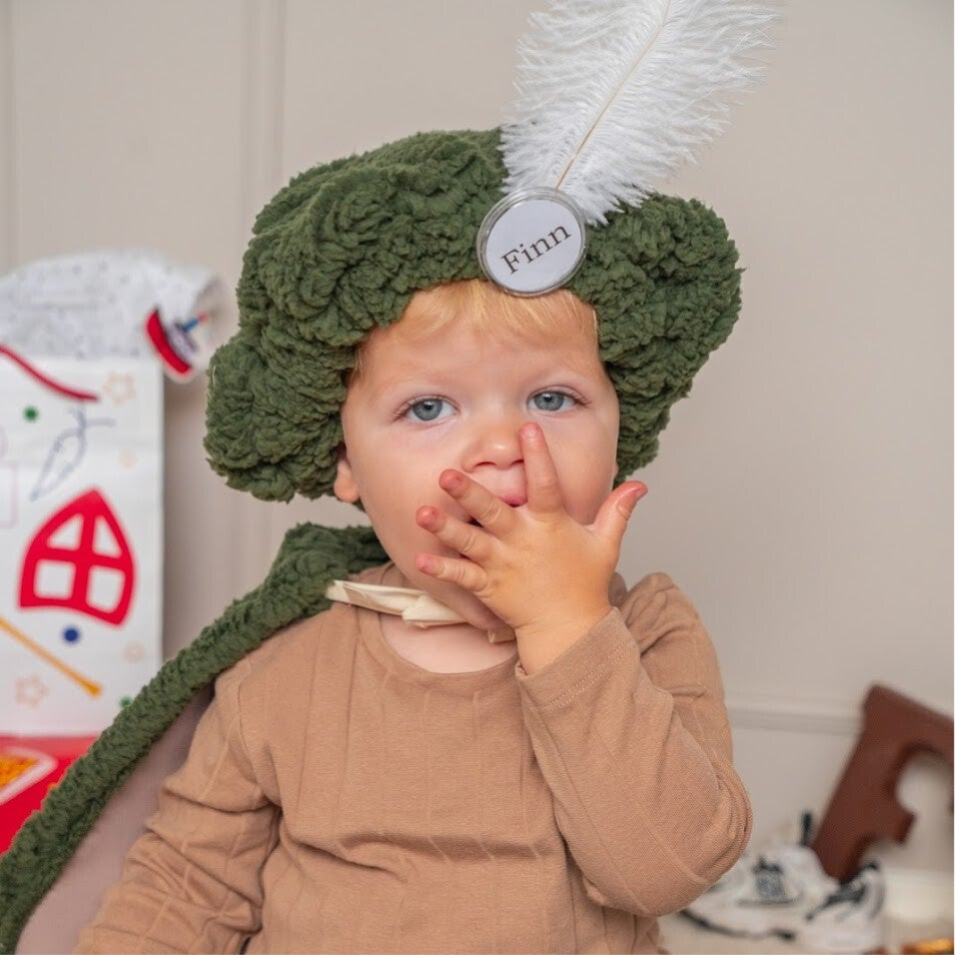 Pietenmuts teddy leger groen