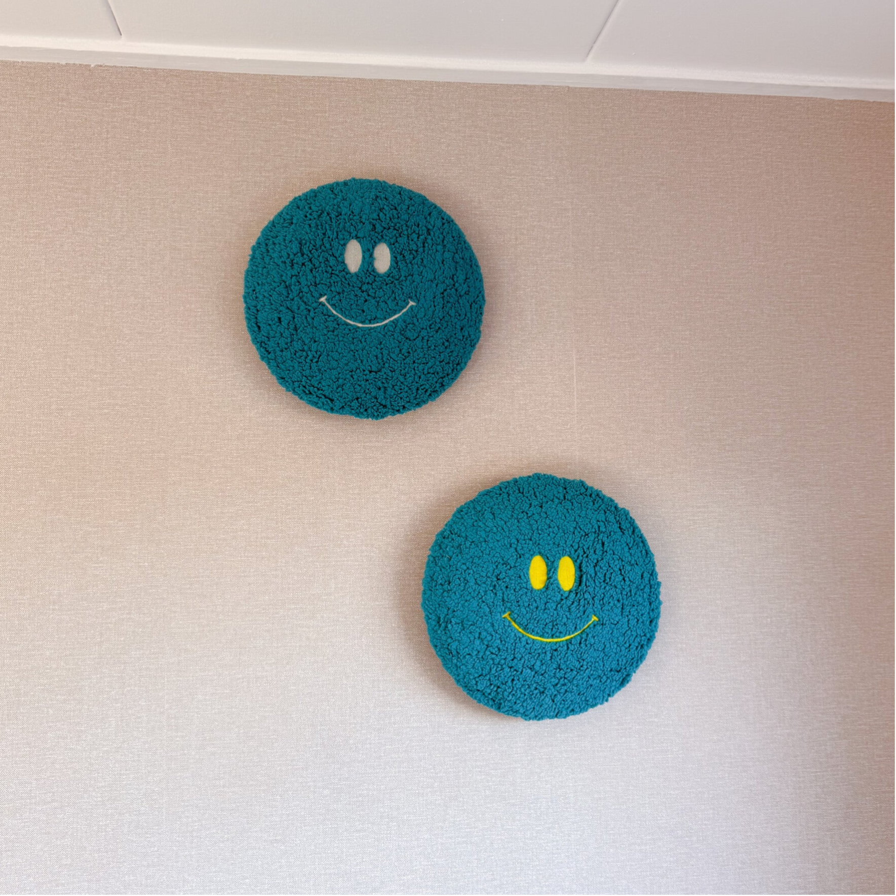 Teddy smiley lamp petrol