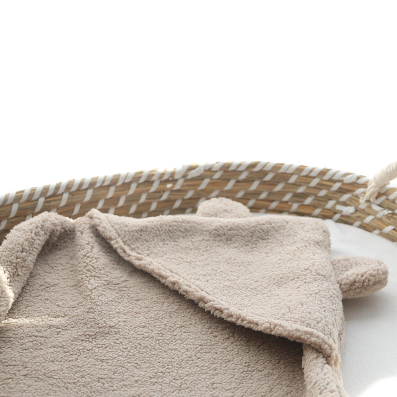 Wikkeldoek beer licht taupe