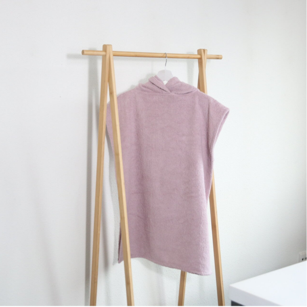 Poncho oud roze 5-10 jaar