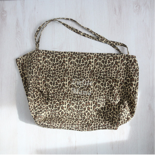 Katoenen tas panter