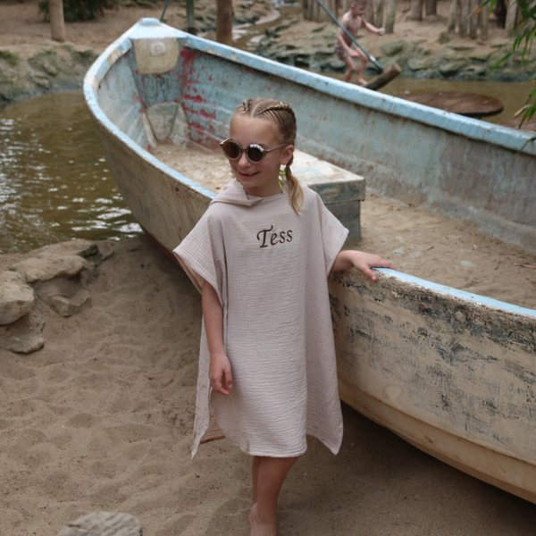 Hydrofiele poncho naturel