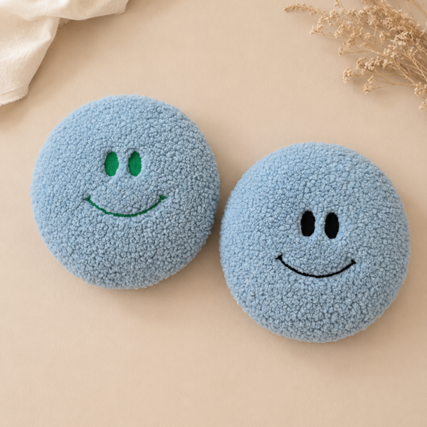 Teddy smiley lamp blauw