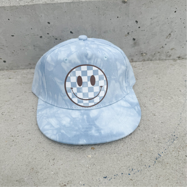 Marmer blauw snapback