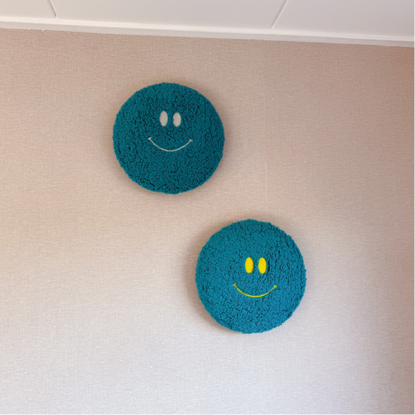 Teddy smiley lamp petrol