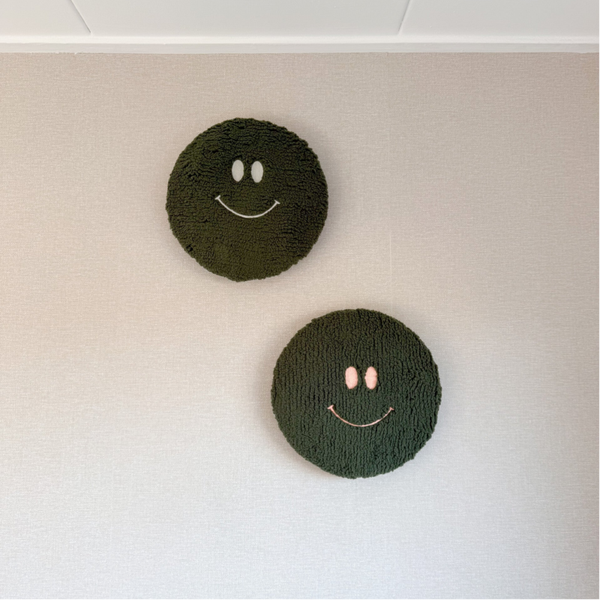 Teddy smiley lamp leger groen