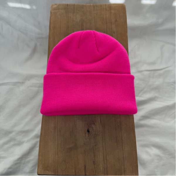 Neon roze muts 1-5 jaar