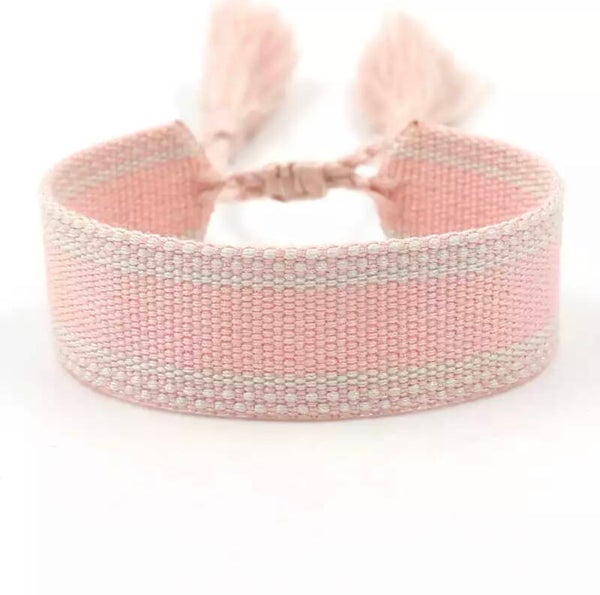 Ibiza armbandje Licht roze