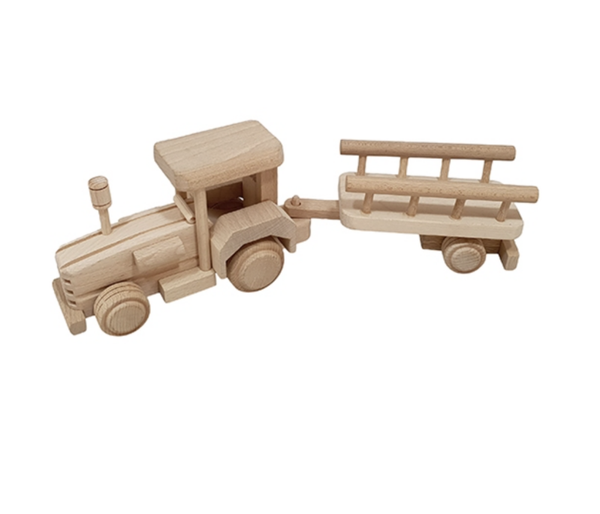 Tractror met aanhanger