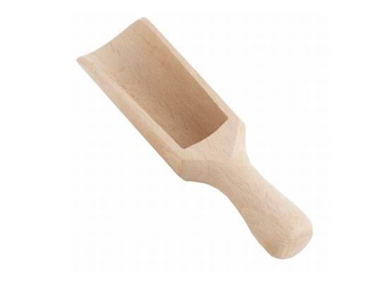 Houten schepje L