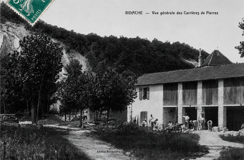 Bidache la Carrière  au début du XXe siècle