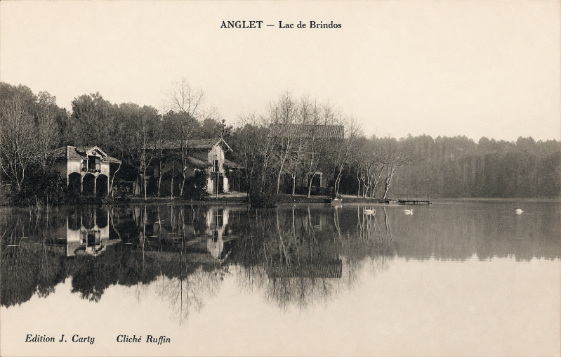 Le lac de brindos dans les années 1920