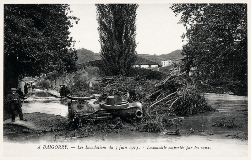 Saint-Étienne-de-Baïgorry les inondation du 3 juin 1913