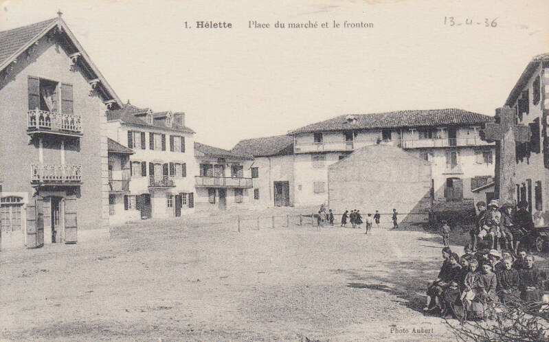 Le village d'Hélette - Heleta dans les années 1930