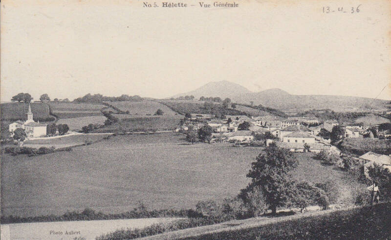 Le village d'Hélette - Heleta dans les années 1930