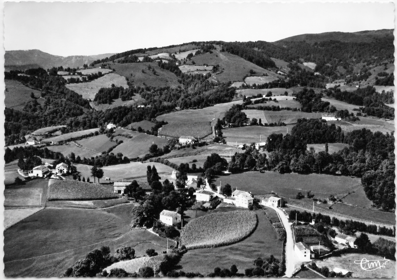 Esnazu, quartier des Aldudes dans les années 1950