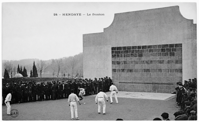 Le fronton de Gaztelu Zahar d'Hendaye