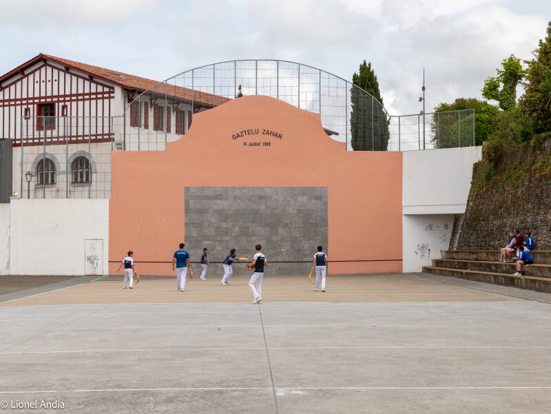Le fronton de Gaztelu Zahar d'Hendaye