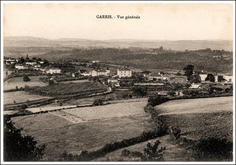 Le village de Garris vers 1910