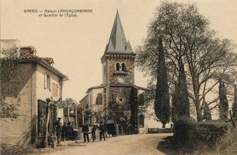Le village de Garris vers 1920