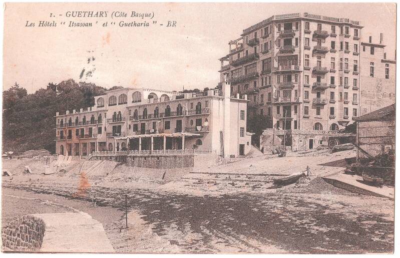 Le port de Guéthary fin des années 1920