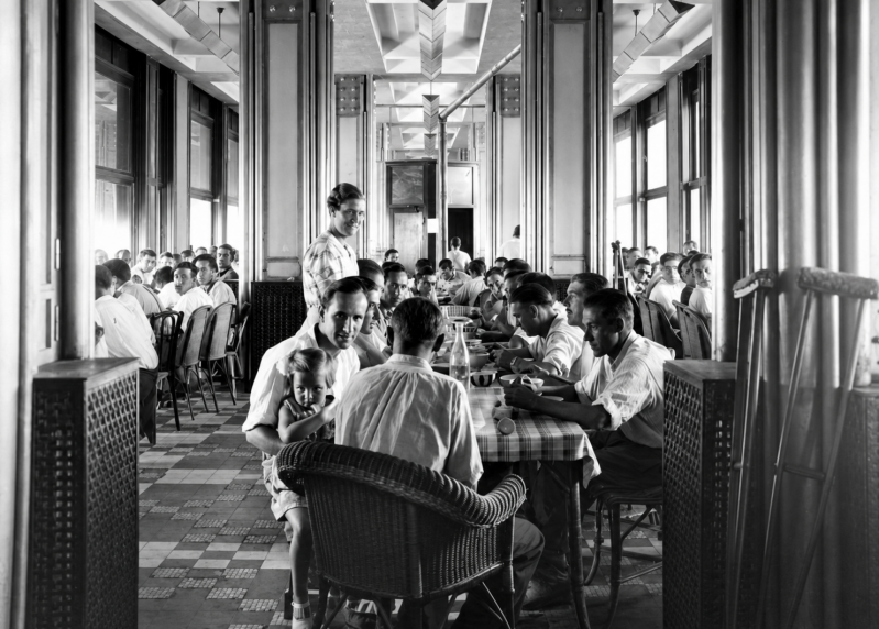 En 1938, La Roseraie accueille environ 240 patients, parfois plus de 300 simultanément.
