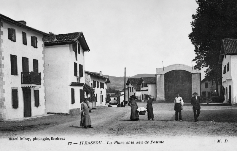 Le village d'Itxassou - Itsasu au début du XXe siècle