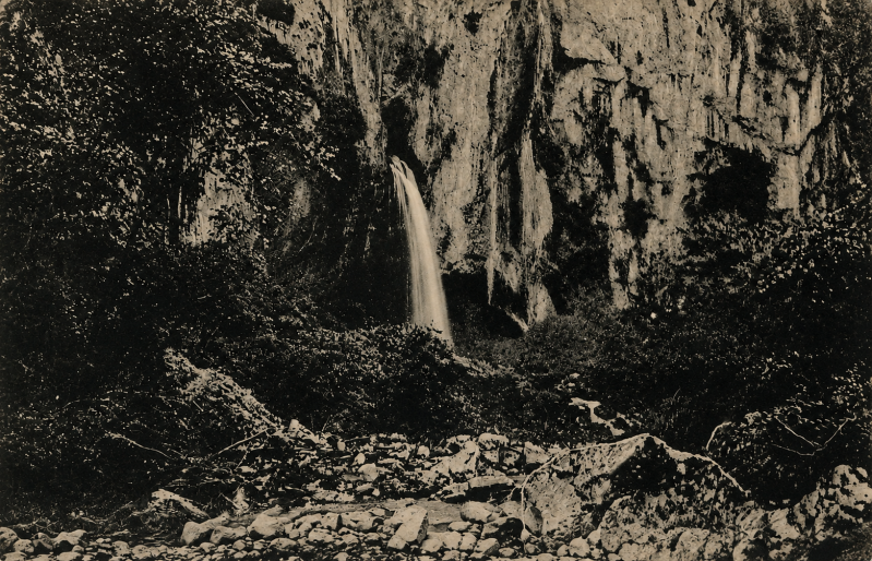 La gorge de Kakuetta au début du XXe siècle