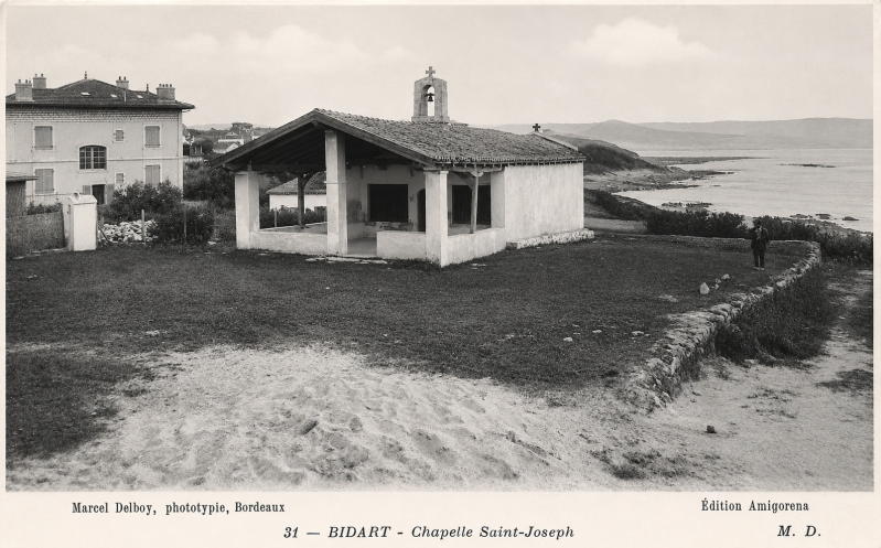 La Chapelle Saint-Joseph à Bidart au début des années 1920
