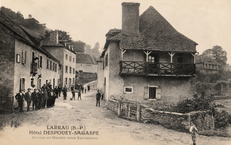 Le village de Larrau - Larraine vers 1910
