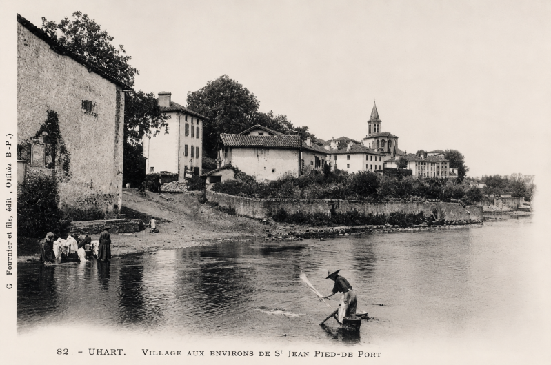 Lavandière à Uhart-Cize