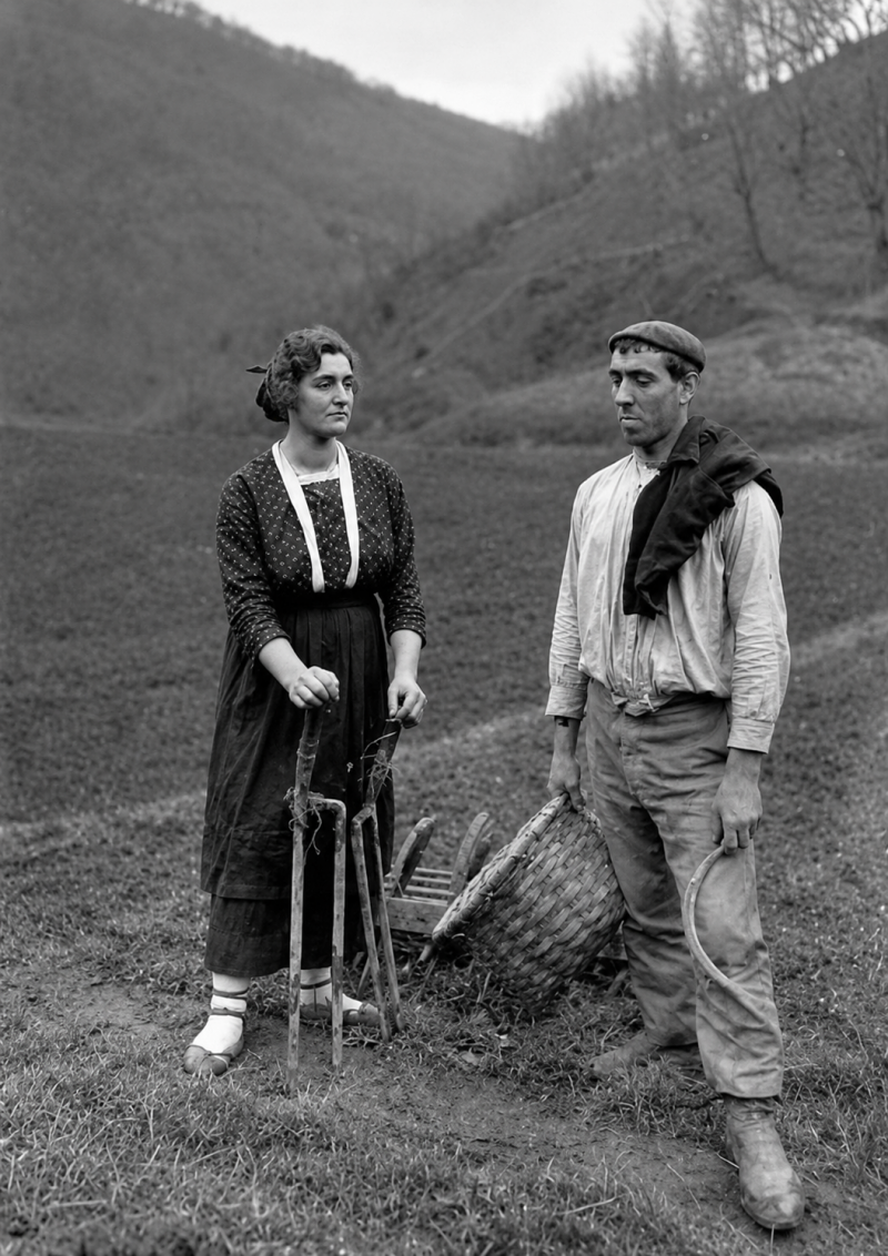 La laya, l'outil de labour traditionnel du Pays basque