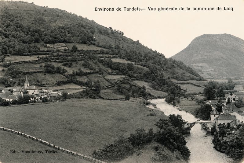 Le village de Licq-Atherey au début du XXe siècle
