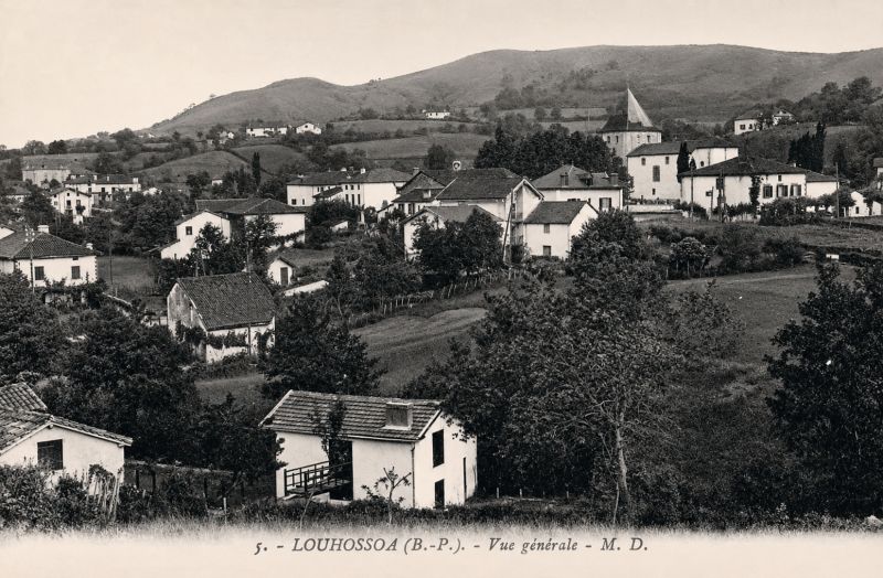 Le village de Louhossoa vers 1919