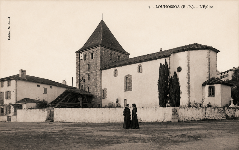 Le village de Louhossoa vers 1919