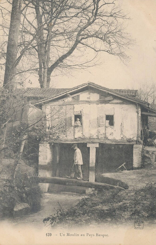Moulin au début du XXe siècle 