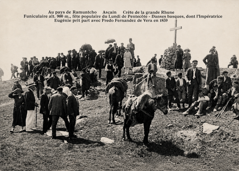 Lundi de Pentecôte au sommet de La Rhune en 1926