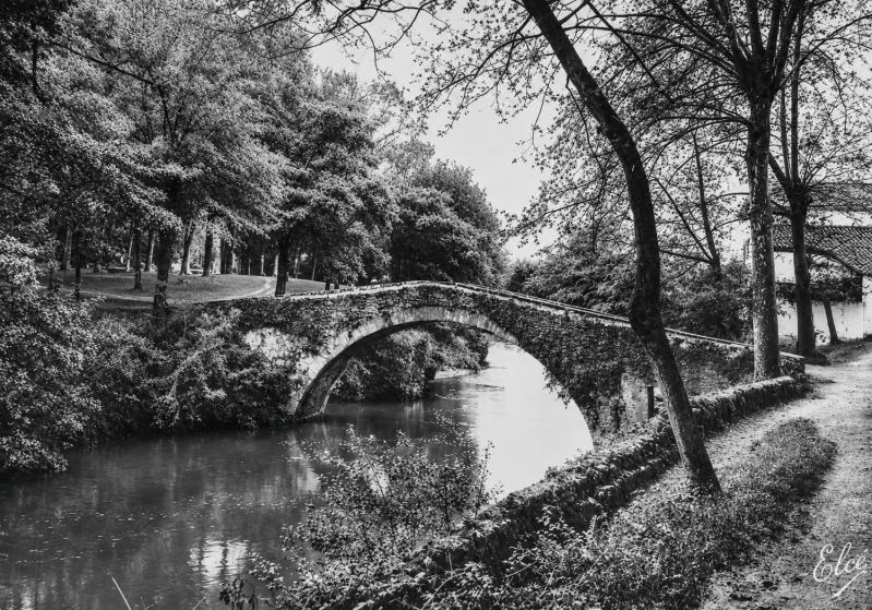 Le pont d'Eyheraberry dans les années 1950